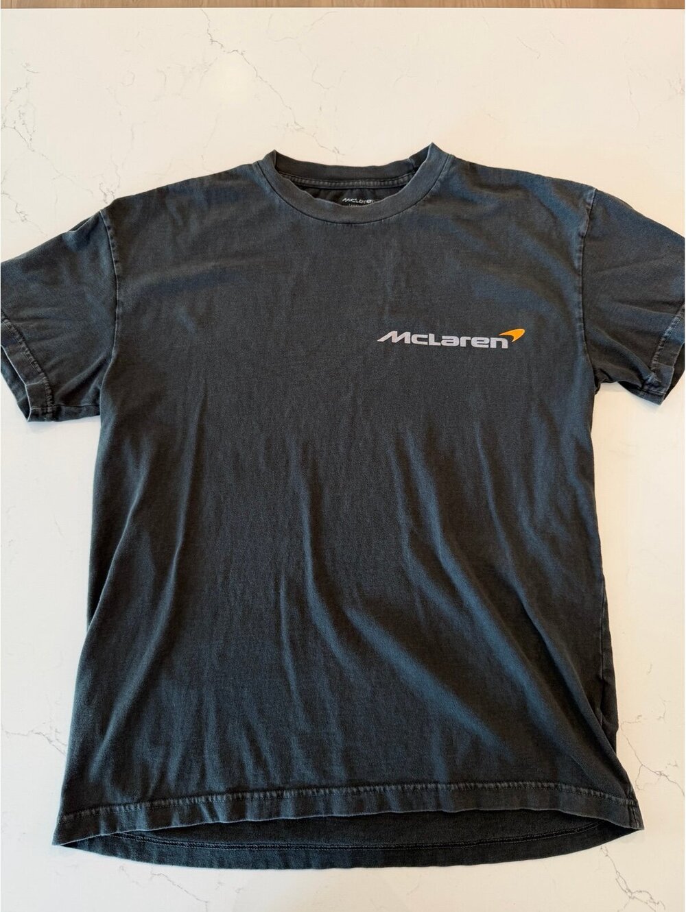 McLaren Formula 1 Team Graphic T-Shirt Washed Black Men's Size Large